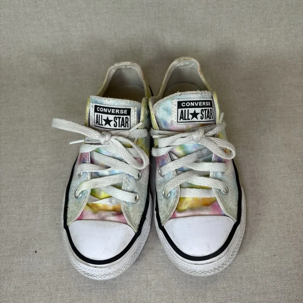 Converse Chuck Taylor All Star Tie Dye Low‎ Youth's Sneakers Size 13 Multicolor